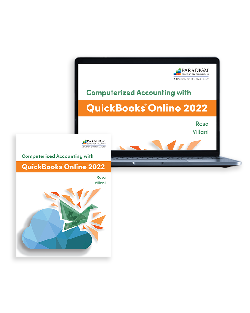 Computerized Accounting with QuickBooks Online 2022 Paradigm Education